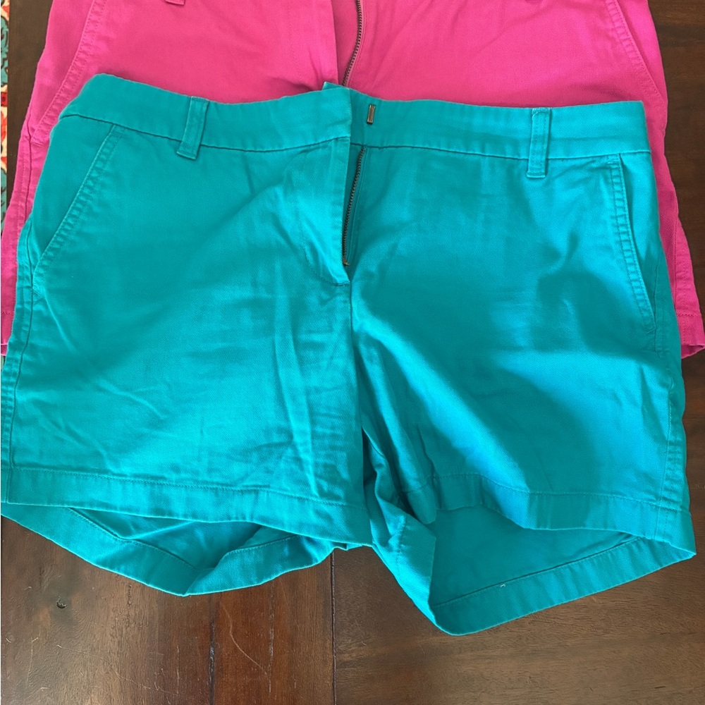 2 pairs of J Crew Cotton Shorts